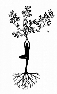 standing tree yoga meditation posture